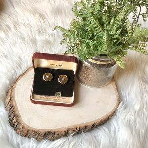 Button Covers Genuine Diamond Gold Vintage Envoy